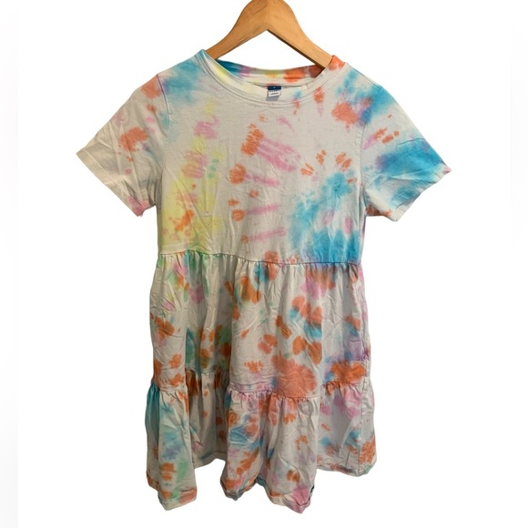 💜 Old Navy Women's Smocked Tie-Dye Dress, Size Small - Picture 1 of 7